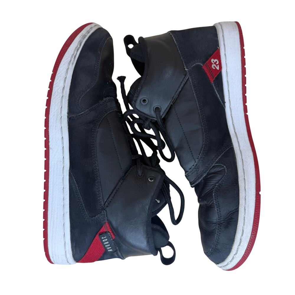 Nike Jordan Fadeaway Shoes Men’s 8.5 Black Red White 23 High Top Basketball